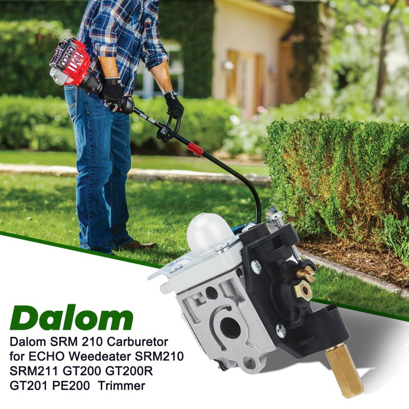 Dalom SRM 230 Carburetor for Echo SRM 230 SRM210 SRM231 GT230 GT231 PE230 PE231 PAS230 PAS231 PPT230 PPT231 Weed Eater Trimmer Replace RB-K70 - Image 2
